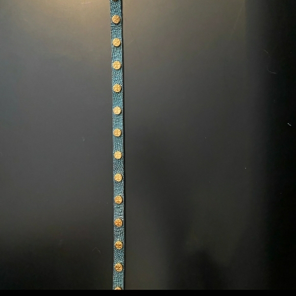 Tory Burch Metallic Leather Cuff Stunning!! - Picture 4 of 7